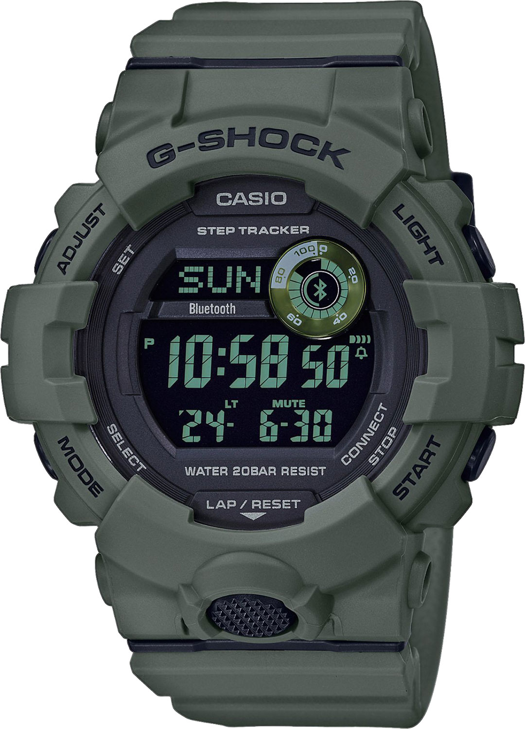 Японские спортивные наручные часы Casio G-SHOCK GBD-800UC-3ER с хронографом