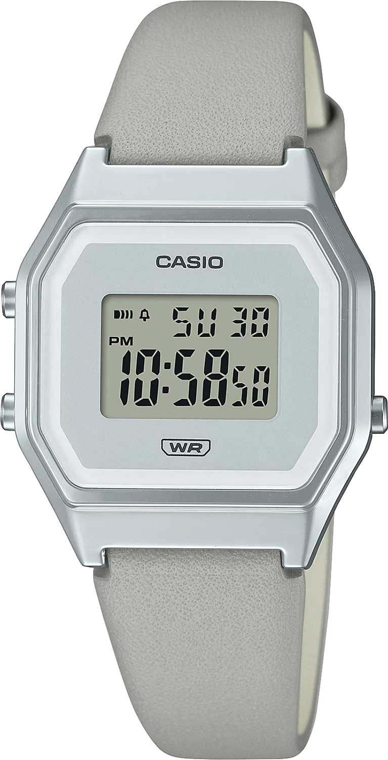 Японские наручные часы Casio Vintage LA680WEL-8 с хронографом