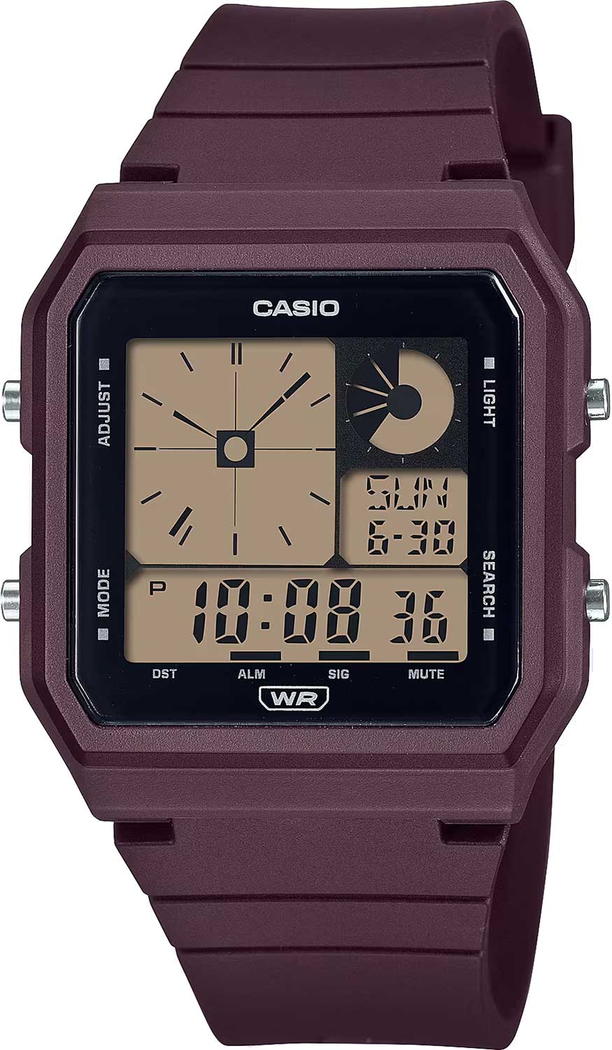 Японские наручные часы Casio Collection LF-20W-5A с хронографом