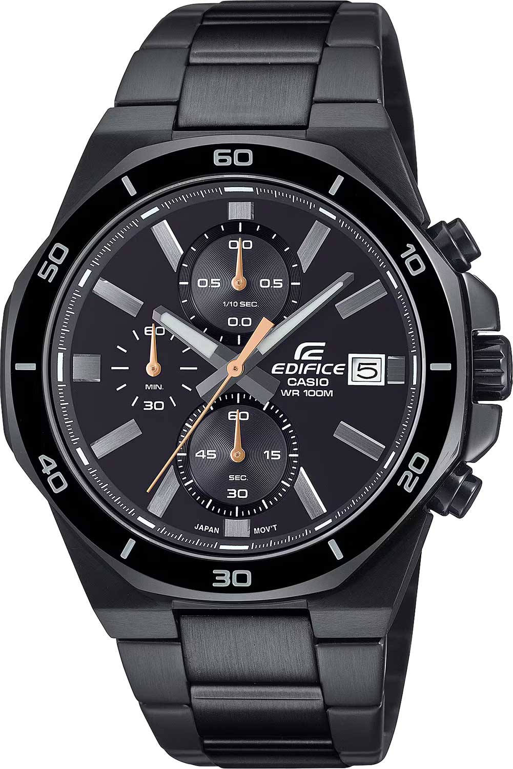 Японские наручные часы Casio Edifice EFV-640DC-1A с хронографом