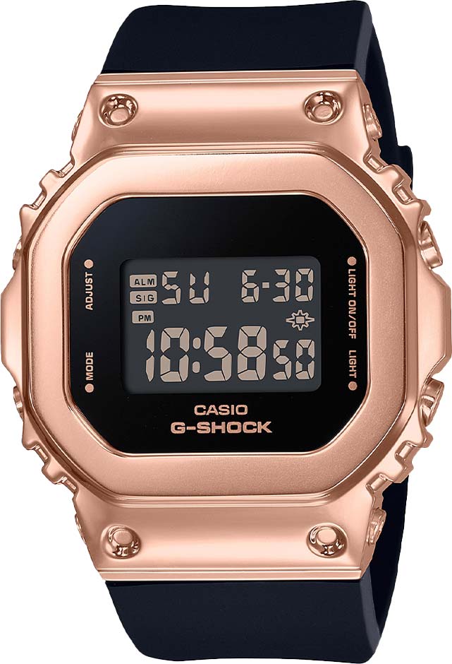 Японские наручные часы Casio G-SHOCK GM-S5600PG-1ER с хронографом