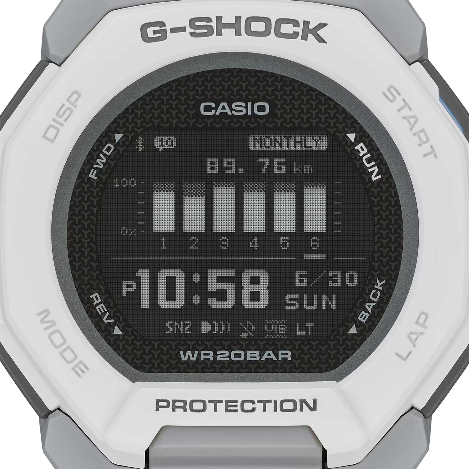 Японские спортивные наручные часы Casio G-SHOCK GBD-300-7 с хронографом