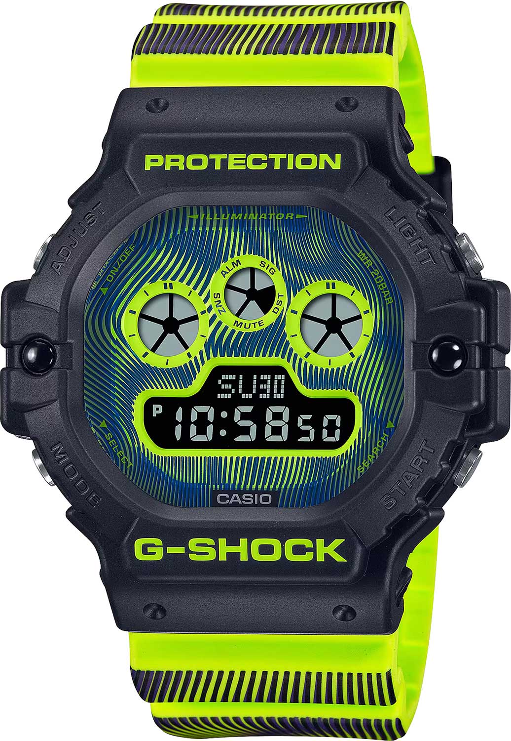 Японские наручные часы Casio G-SHOCK DW-5900TD-9 с хронографом