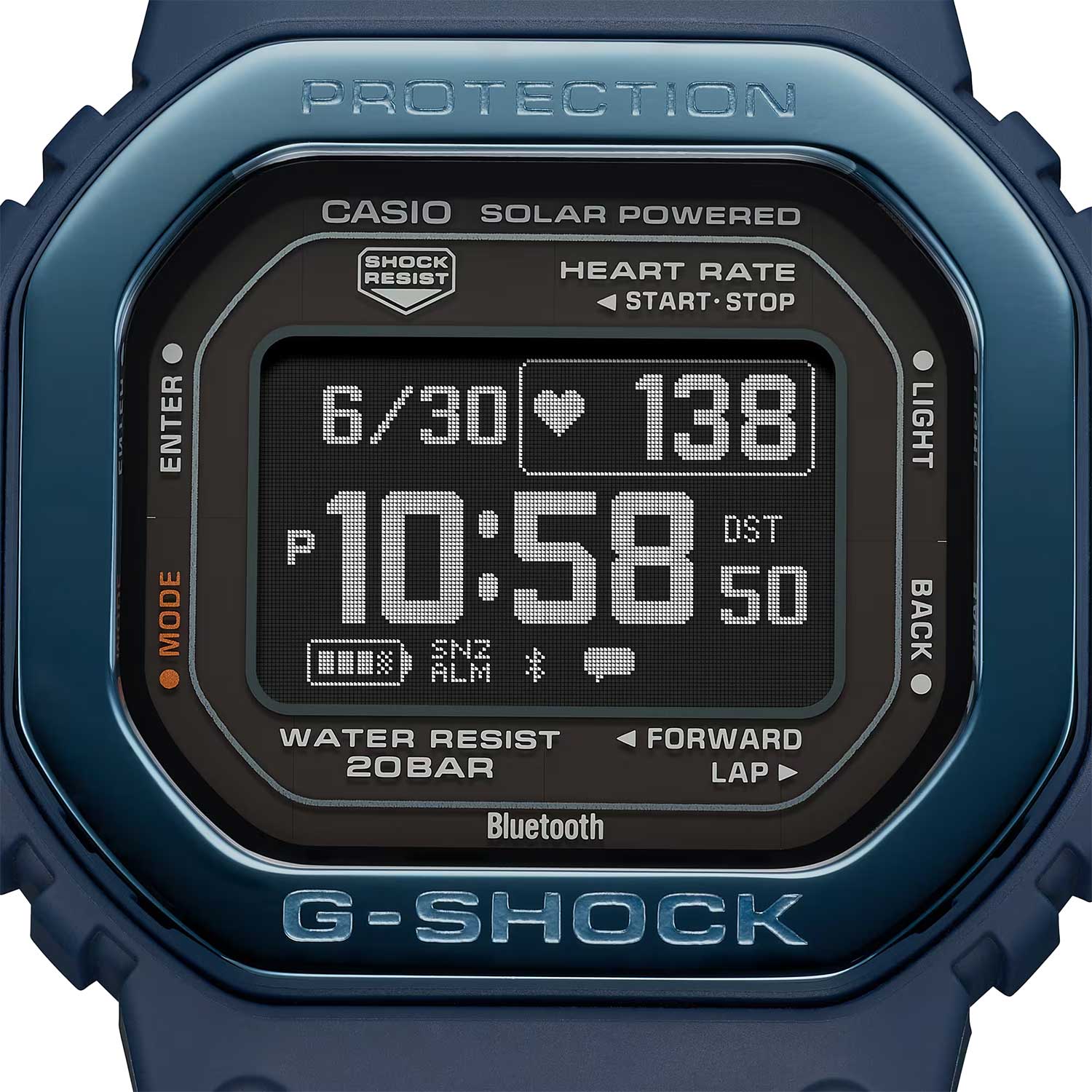 Японские умные часы Casio G-SHOCK DW-H5600MB-2 с хронографом