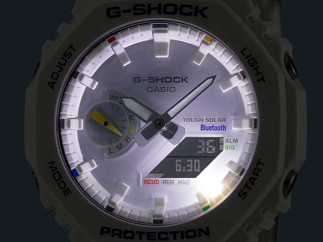 Японские наручные часы Casio G-SHOCK GA-B2100FC-7A с хронографом