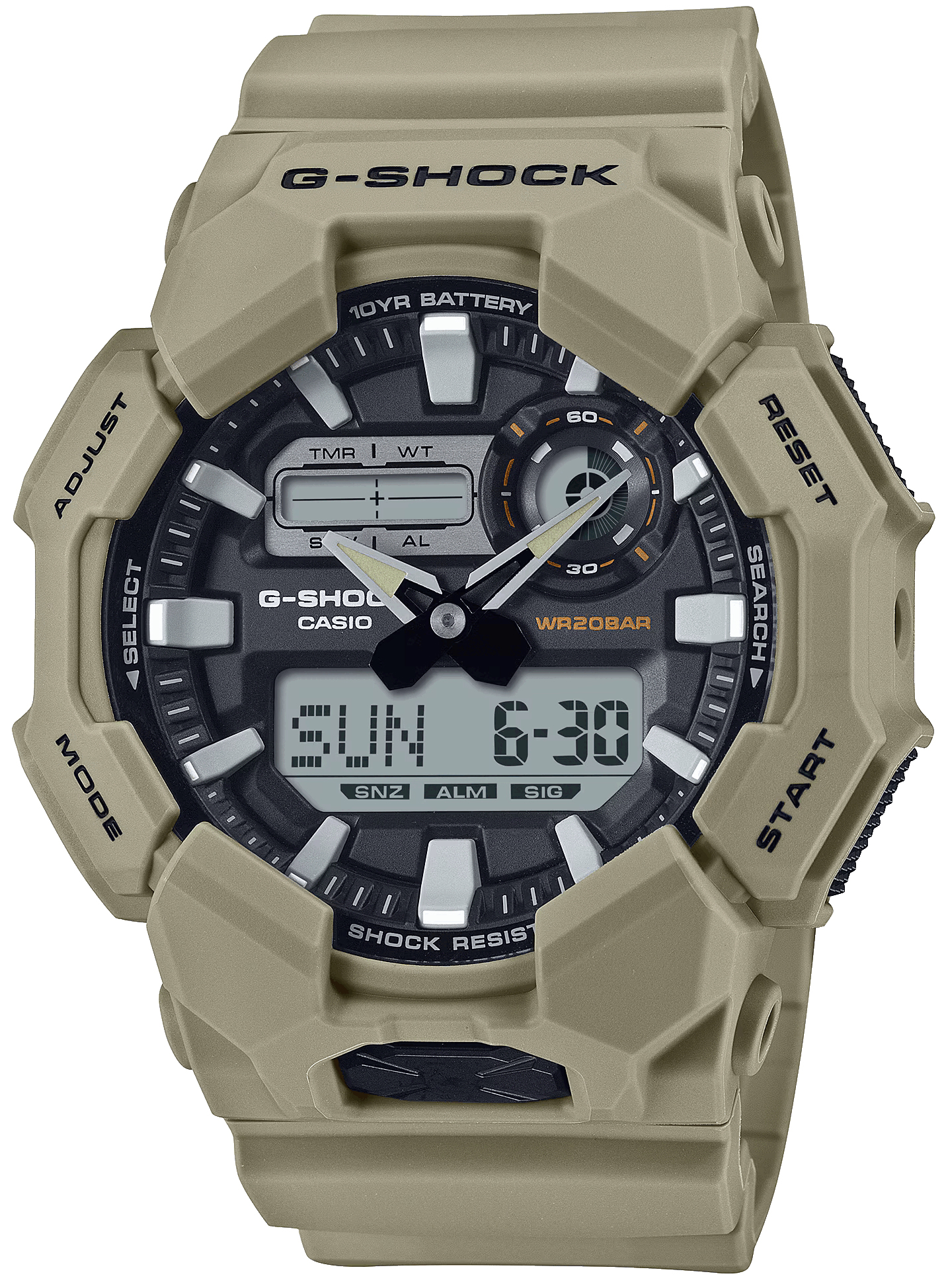 Японские наручные часы CASIO G-SHOCK GA-010-5A