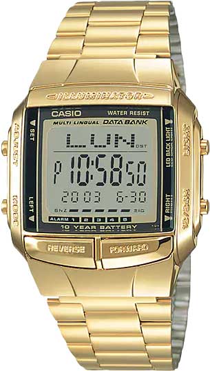 Японские наручные часы Casio Vintage DB-360G-9A с хронографом