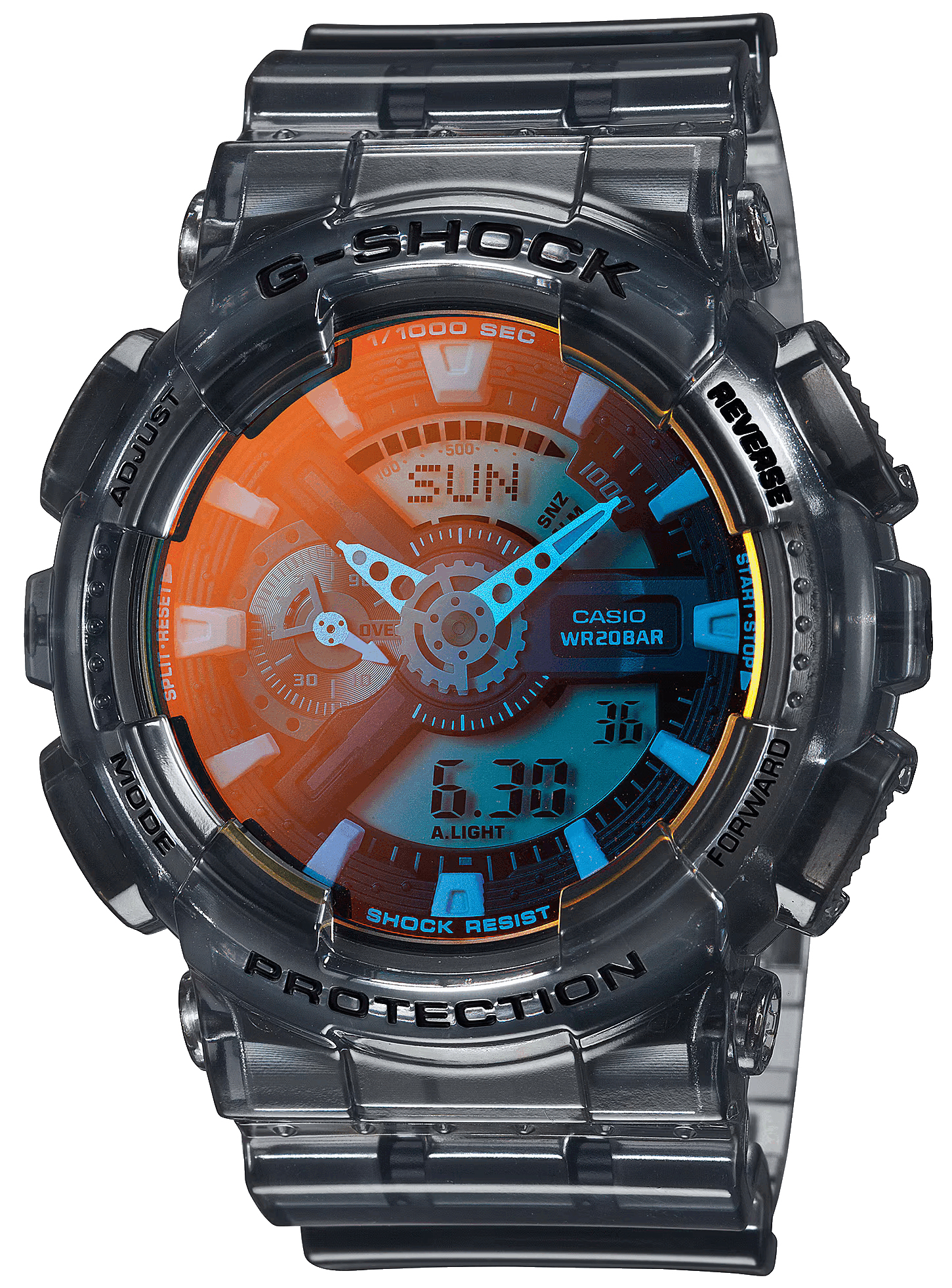 Японские наручные часы CASIO G-SHOCK GA-110TLS-8A