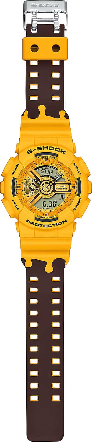 Японские наручные часы Casio G-SHOCK GA-110SLC-9A с хронографом