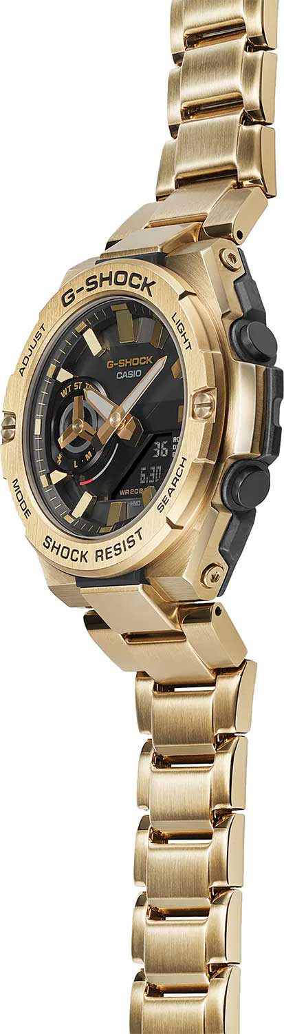 Японские наручные часы Casio G-SHOCK GST-B500GD-9A с хронографом