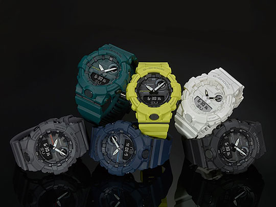 Японские спортивные наручные часы Casio G-SHOCK GBA-800-9A с хронографом