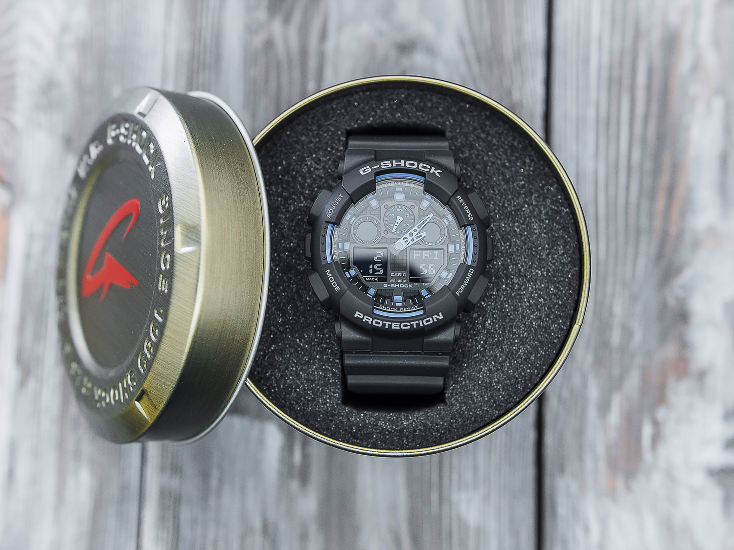 Японские наручные часы CASIO G-SHOCK GA-100-1A2