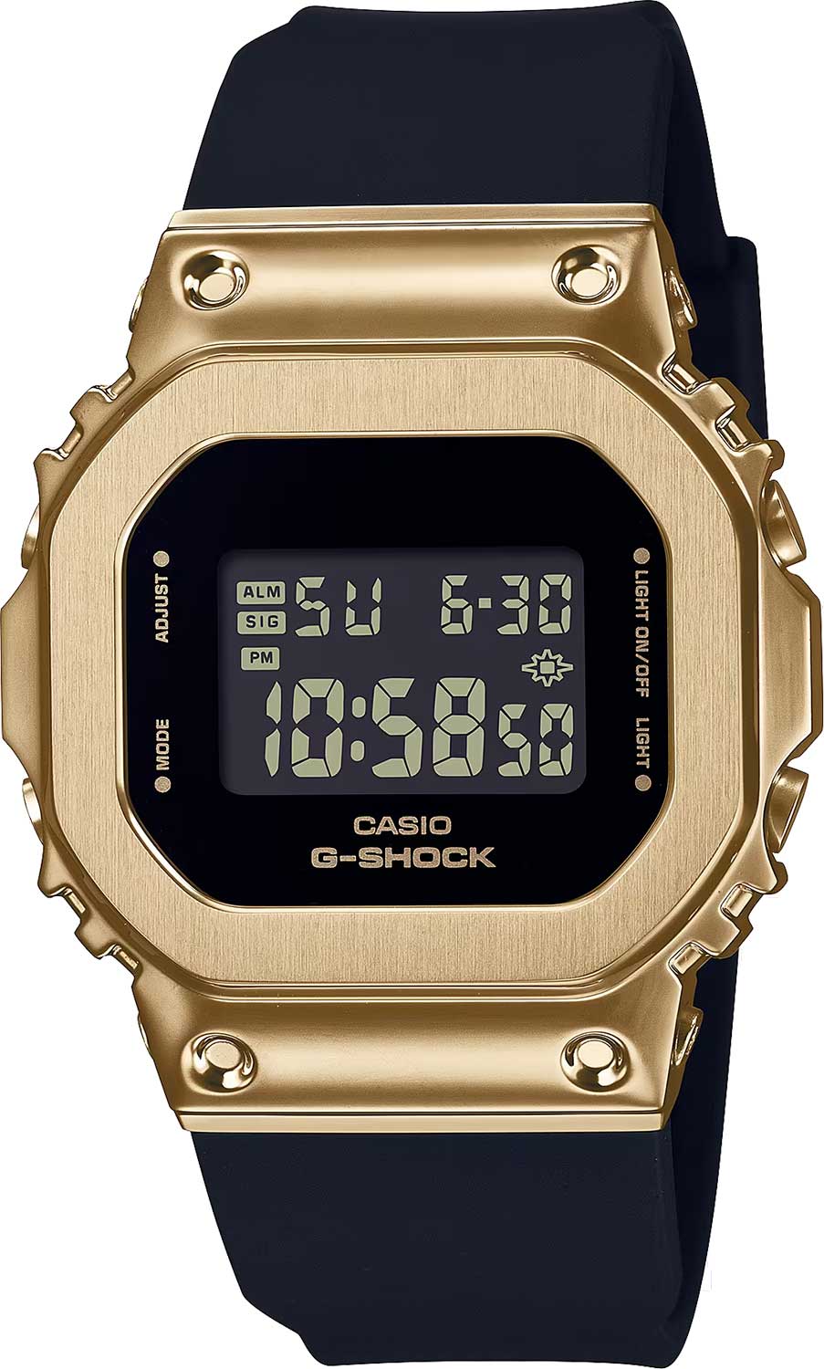 Японские наручные часы Casio G-SHOCK GM-S5600GB-1 с хронографом