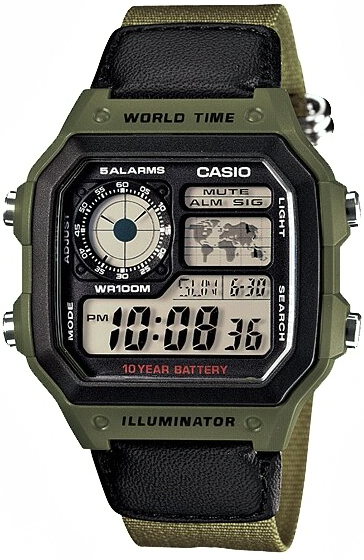 Японские наручные часы CASIO CASIO COLLECTION AE-1200WHB-3B