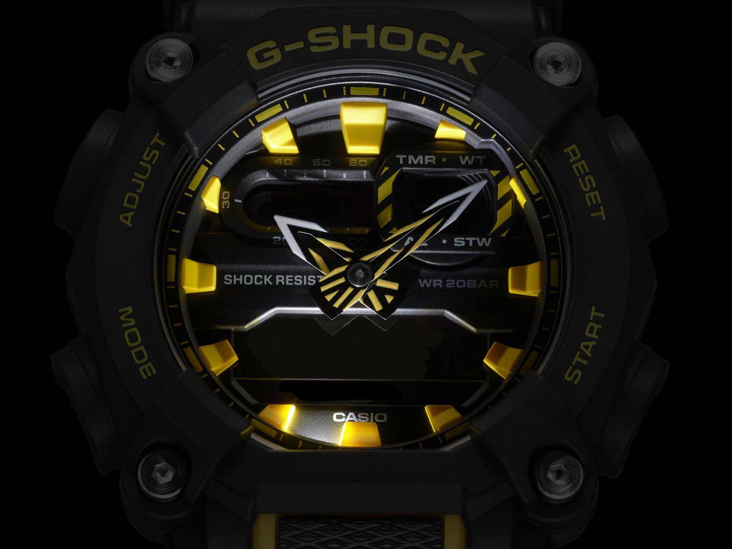 Японские наручные часы Casio G-SHOCK GA-900A-1A9ER с хронографом