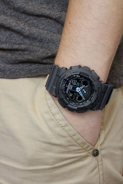 Японские наручные часы CASIO G-SHOCK GA-100C-8A