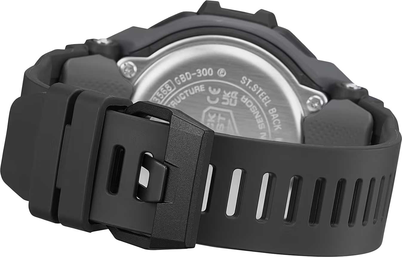 Японские спортивные наручные часы Casio G-SHOCK GBD-300-1 с хронографом