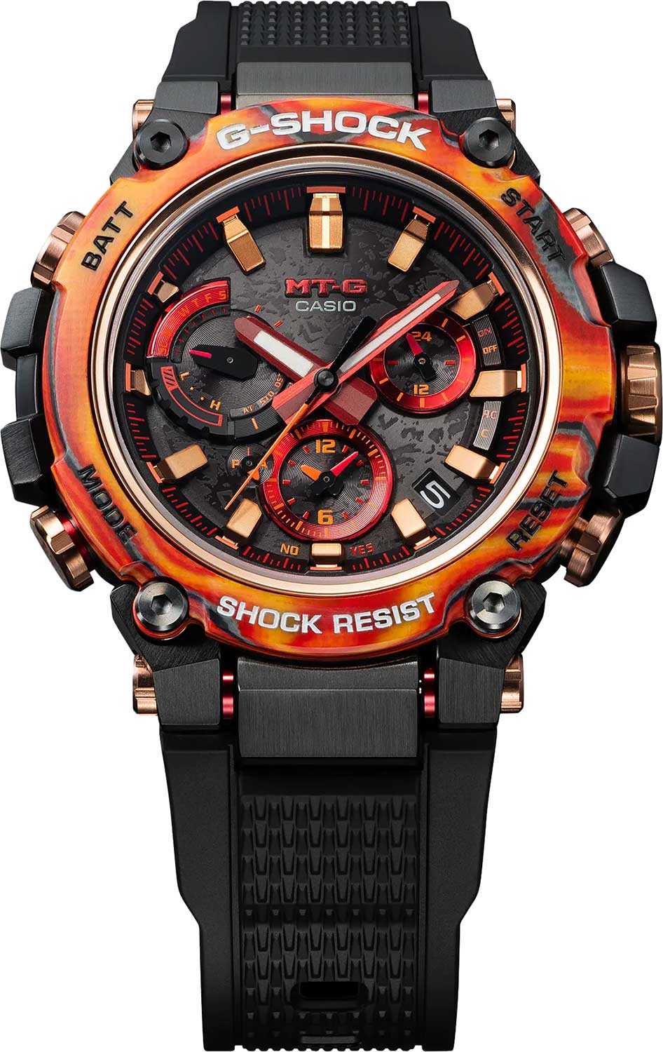 Японские наручные часы Casio G-SHOCK MTG-B3000FR-1AER с хронографом