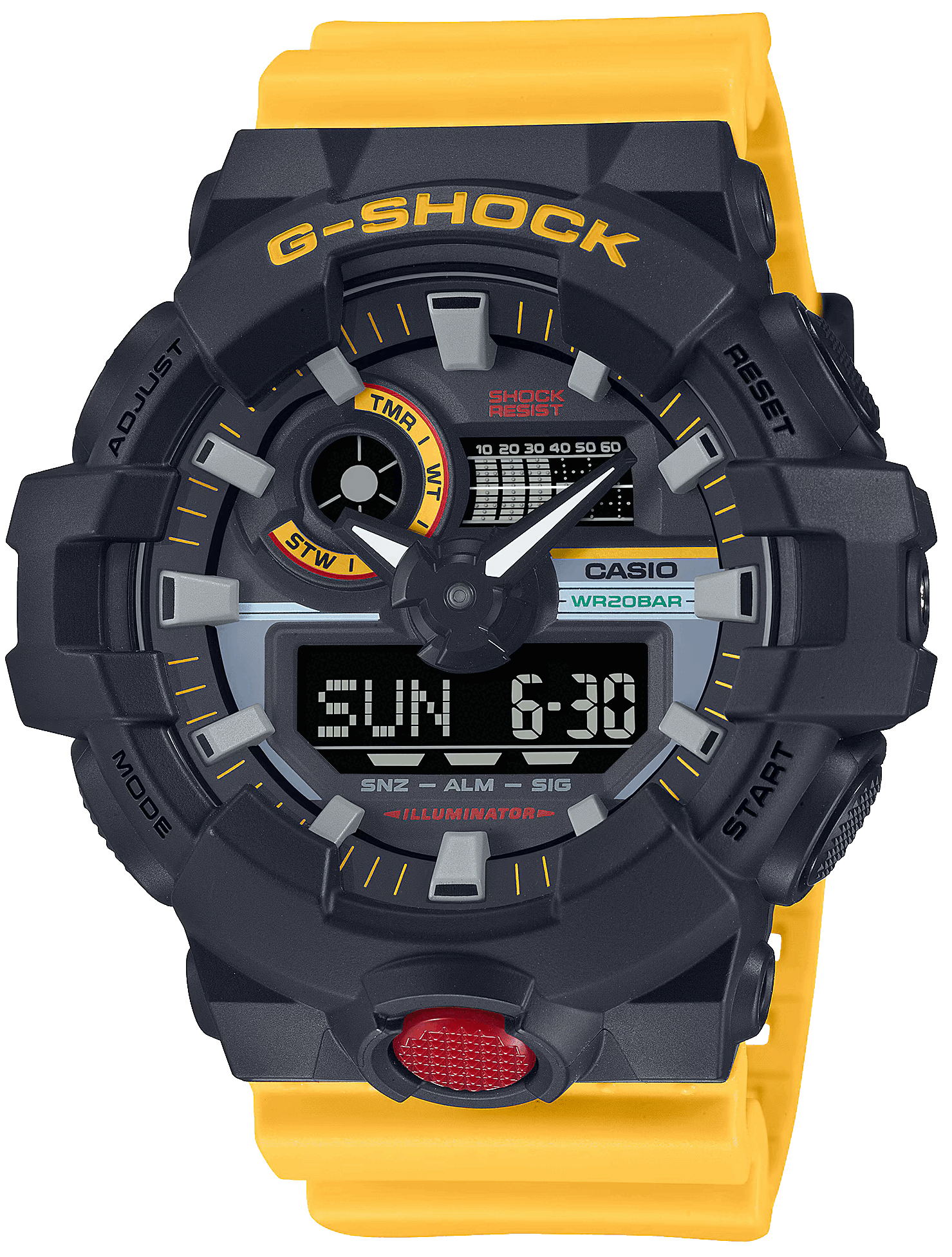 Японские наручные часы CASIO G-SHOCK GA-700MT-1A9