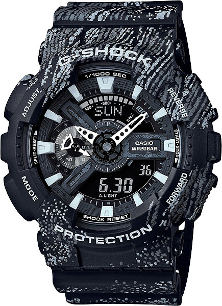 Японские наручные часы Casio G-SHOCK GA-110TX-1A с хронографом