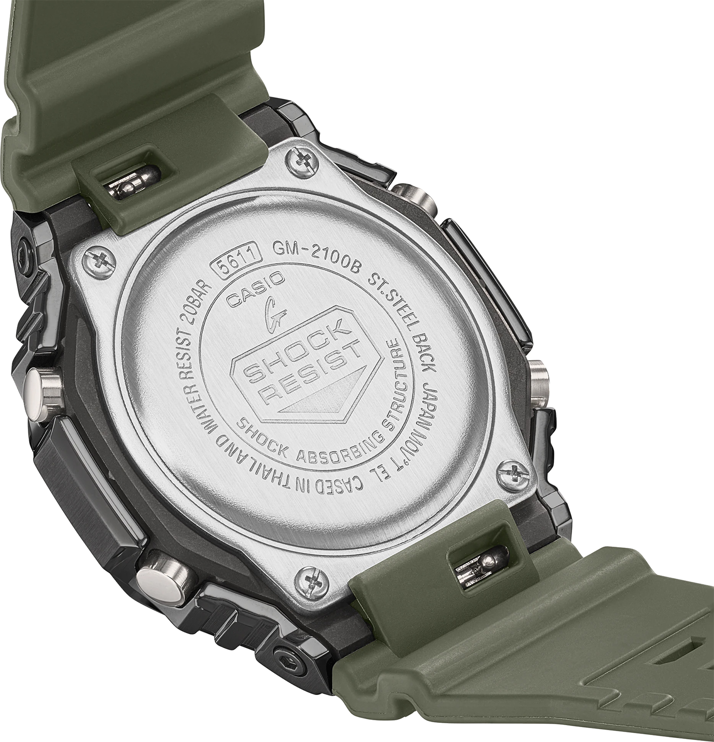 Японские наручные часы Casio G-SHOCK GM-2100B-3AER с хронографом