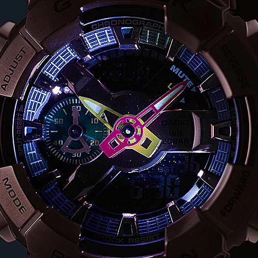 Японские наручные часы Casio G-SHOCK GM-110RH-1AER с хронографом