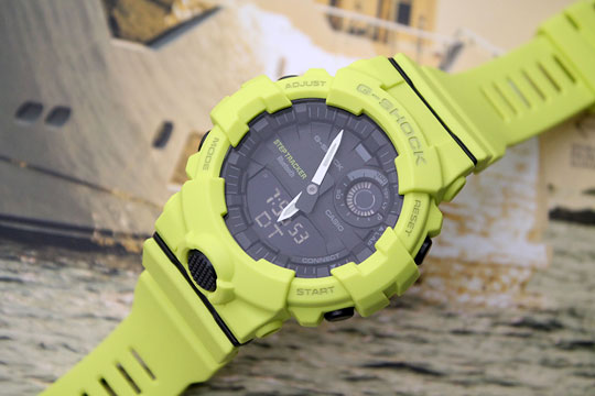 Японские спортивные наручные часы Casio G-SHOCK GBA-800-9A с хронографом