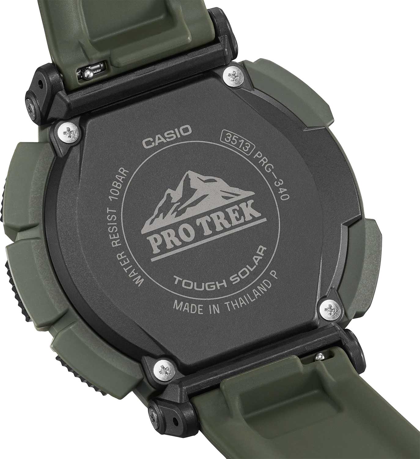 Японские наручные часы Casio Pro Trek PRG-340-3E с хронографом
