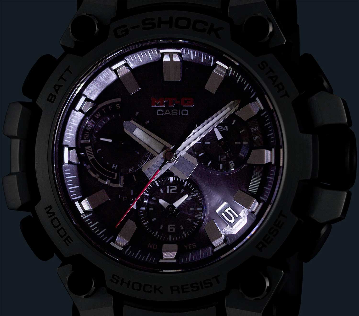 Японские наручные часы Casio G-SHOCK MTG-B3000D-1AER с хронографом