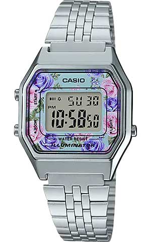 Японские наручные часы Casio Vintage LA680WA-2C с хронографом