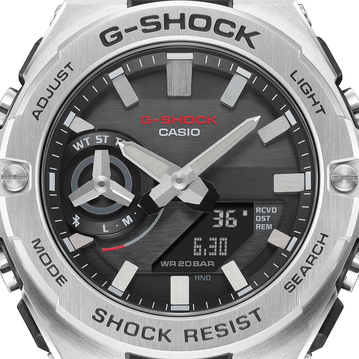 Японские наручные часы Casio G-SHOCK GST-B500D-1AER с хронографом