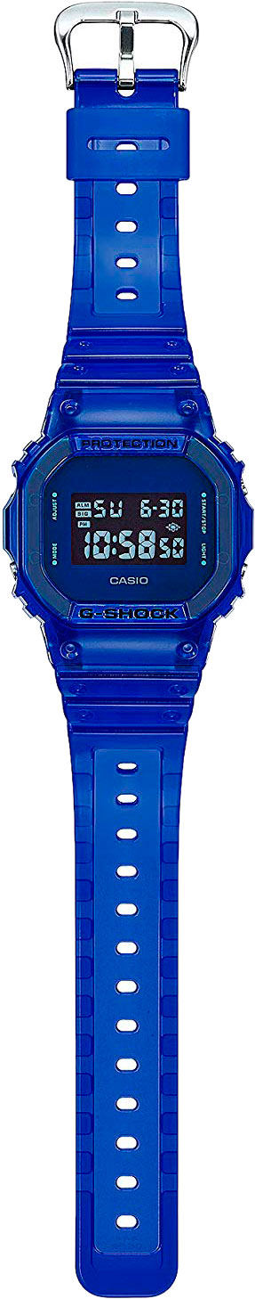 Японские наручные часы Casio G-SHOCK DW-5600SB-2ER с хронографом