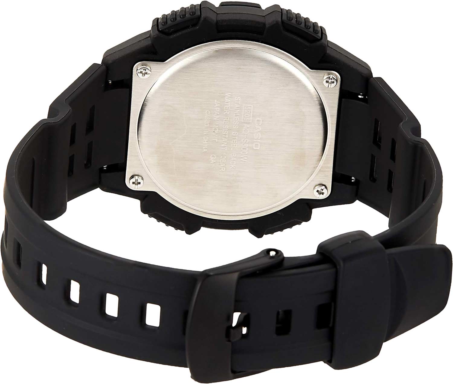 Японские наручные часы Casio Collection AQ-S800W-1B с хронографом