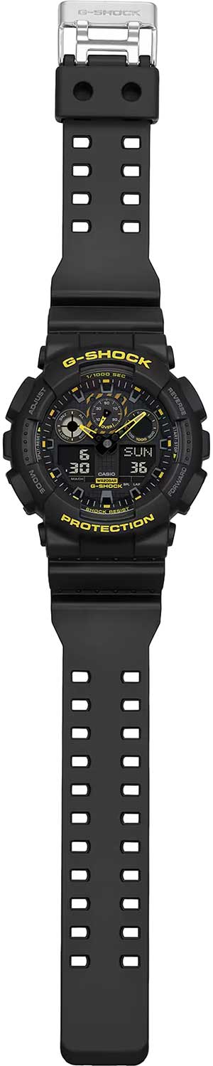 Японские наручные часы Casio G-SHOCK GA-100CY-1A с хронографом