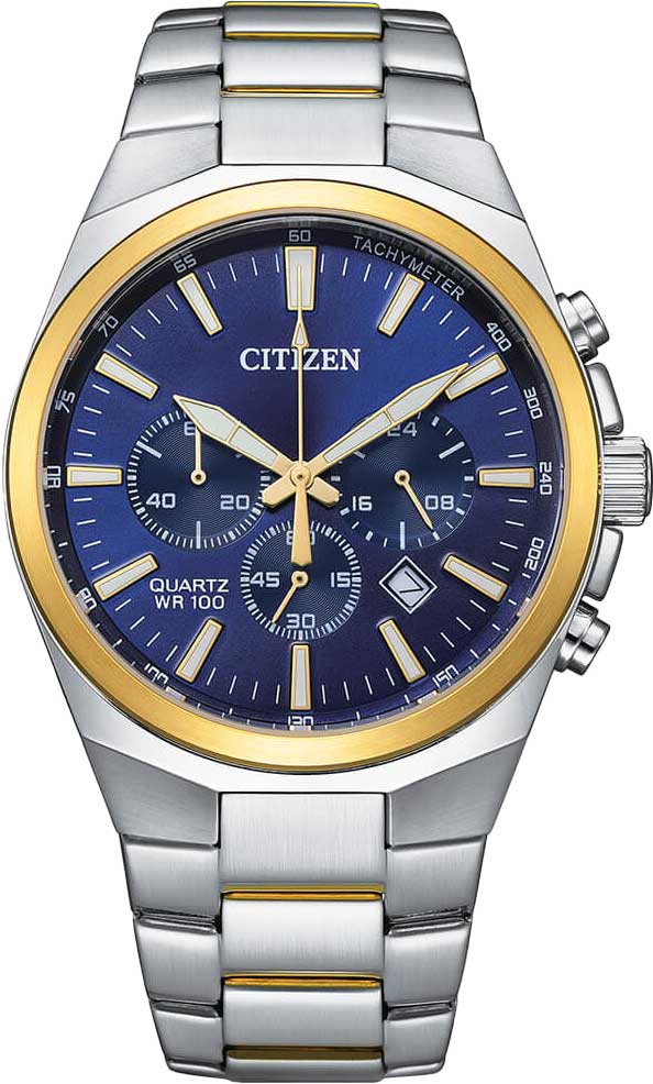 Японские наручные часы Citizen AN8176-52L с хронографом