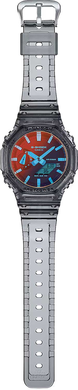 Японские наручные часы Casio G-SHOCK GA-2100TLS-8A с хронографом