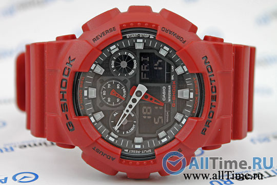 Японские наручные часы CASIO G-SHOCK GA-100B-4A