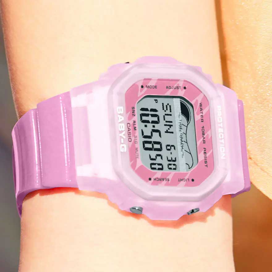 Японские наручные часы Casio Baby-G BLX-565S-4E с хронографом