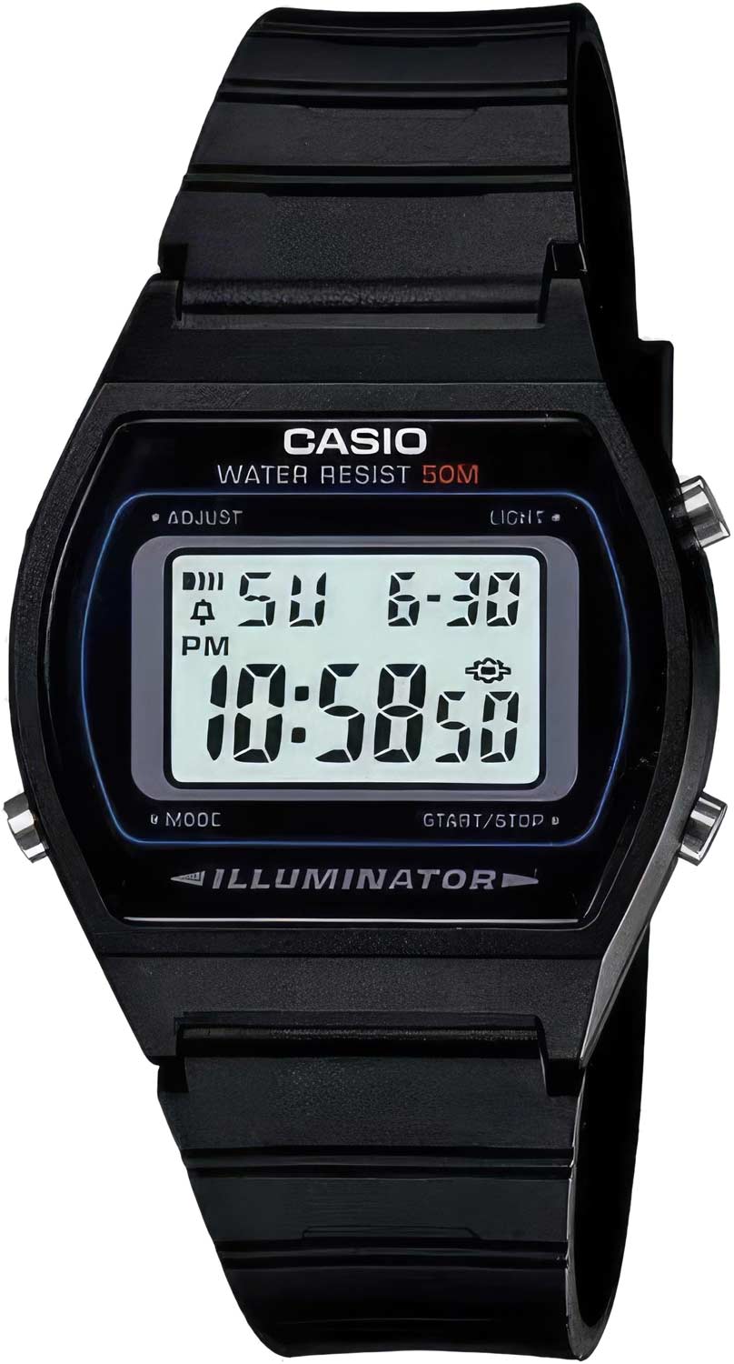 Японские наручные часы Casio Collection W-202-1A с хронографом