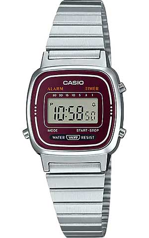 Японские наручные часы Casio Vintage LA670WA-4 с хронографом