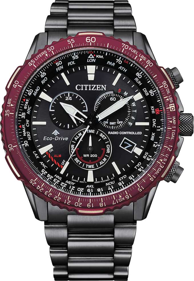 Японские наручные часы Citizen CB5009-55E с хронографом