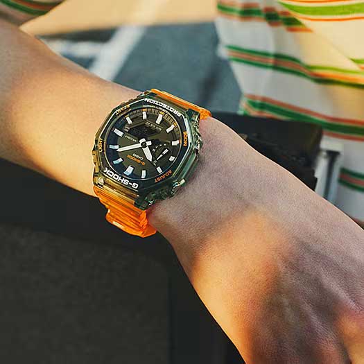 Японские наручные часы Casio G-SHOCK GA-2100HC-4A с хронографом