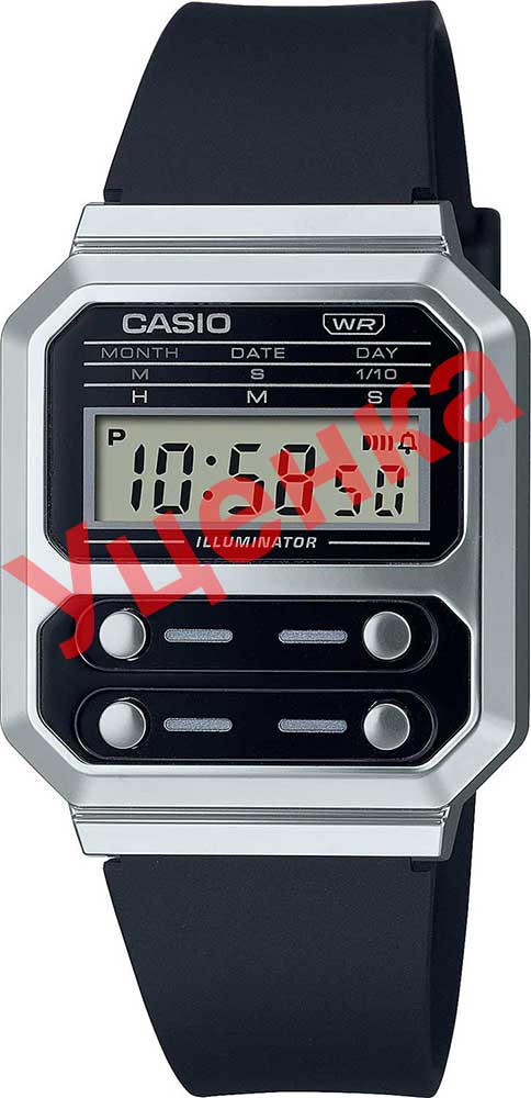 Японские наручные часы Casio Vintage A100WEF-1A-ucenka с хронографом