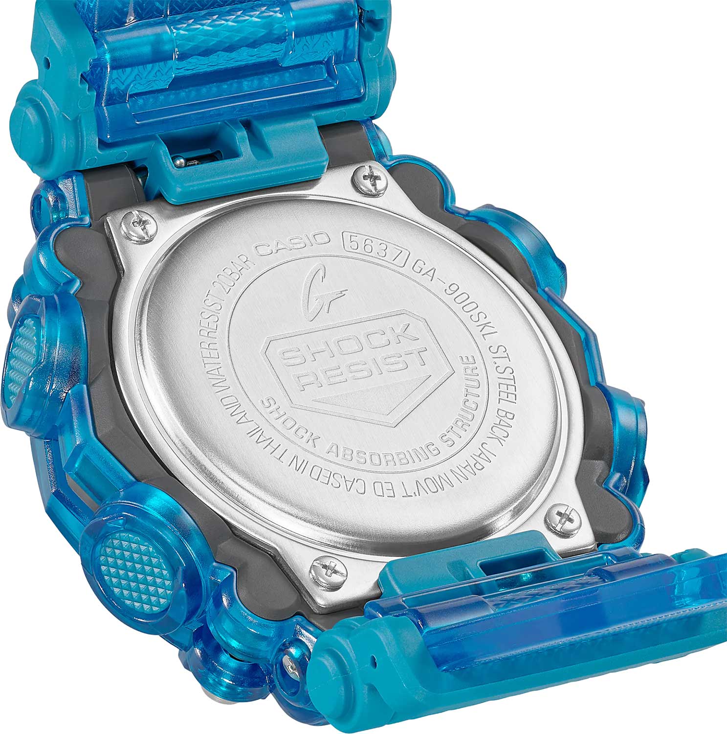 Японские наручные часы Casio G-SHOCK GA-900SKL-2A с хронографом