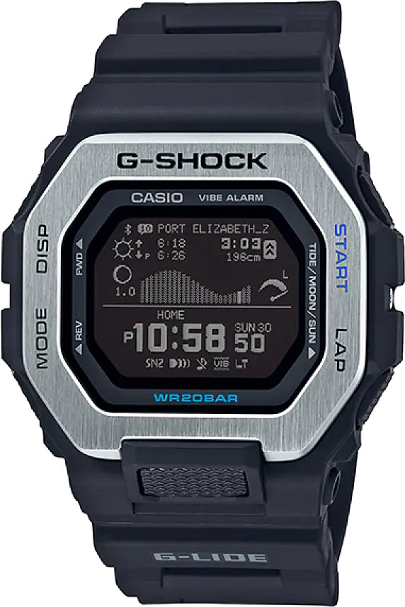 Японские спортивные наручные часы Casio G-SHOCK GBX-100-1 с хронографом