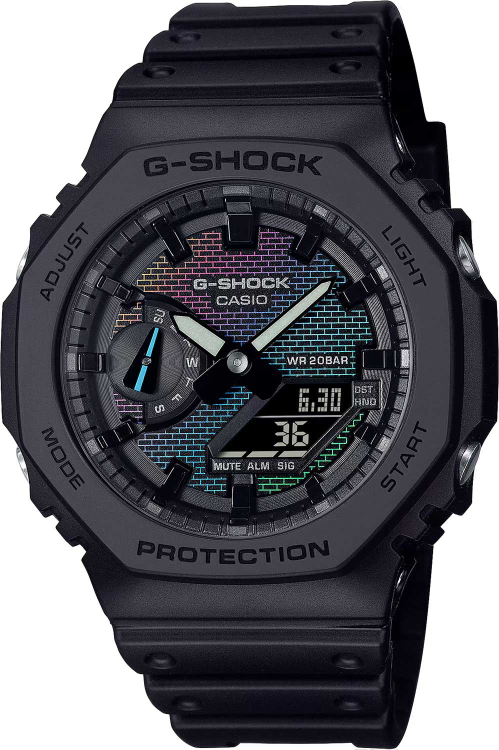 Японские наручные часы Casio G-SHOCK GA-2100RW-1A с хронографом