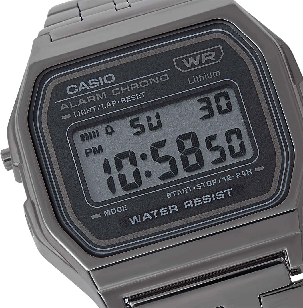 Японские наручные часы Casio Vintage A158WETB-1AEF с хронографом