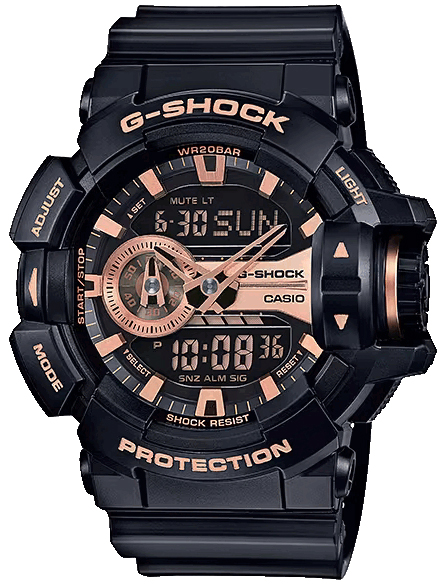 Японские наручные часы CASIO G-SHOCK GA-400GB-1A4