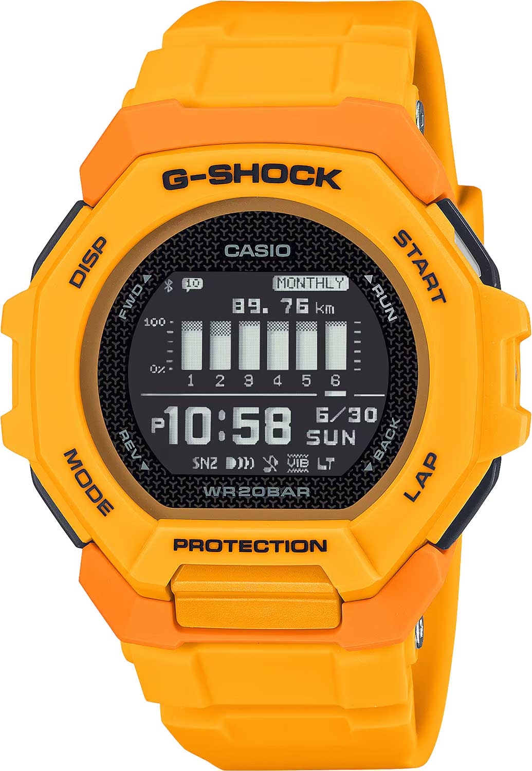 Японские спортивные наручные часы Casio G-SHOCK GBD-300-9 с хронографом