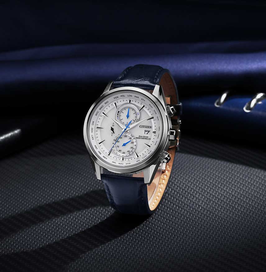 Японские наручные часы Citizen AT8260-18A с хронографом